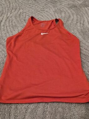 Nike Women’s Coral Red Racerback Tank Top - Size Medium